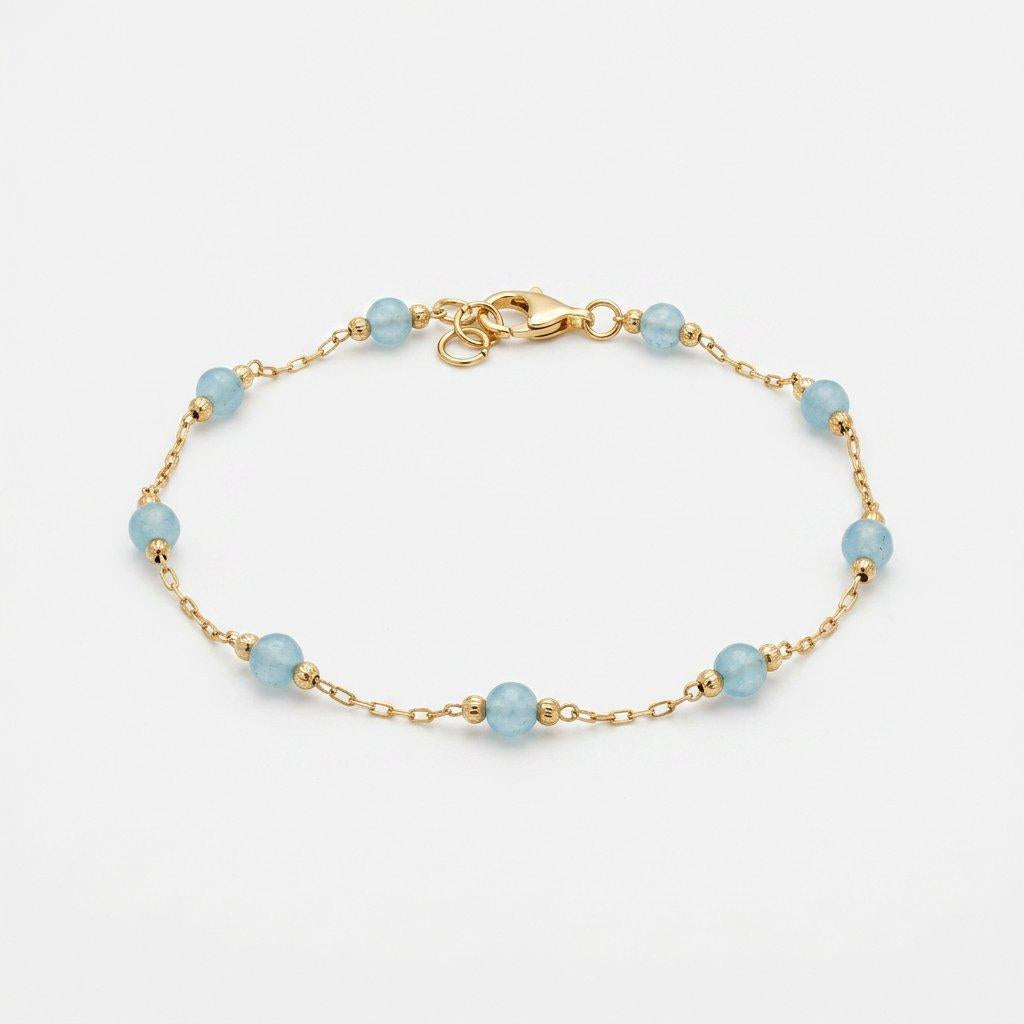 Aquamarine Anklet